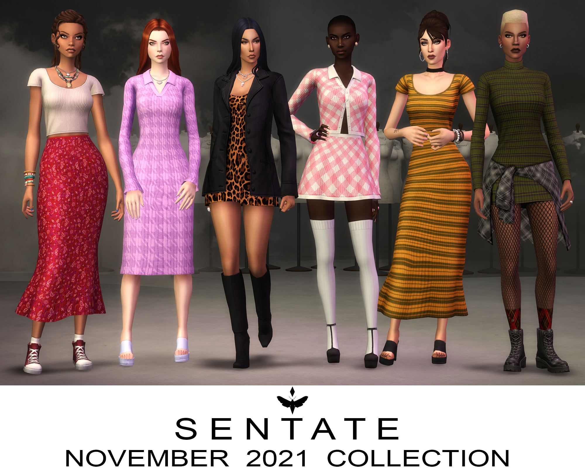 Патреон одежда симс 4. Sentate SIMS 4. SIMS 4 Sentate-2021-Ashley Dress.