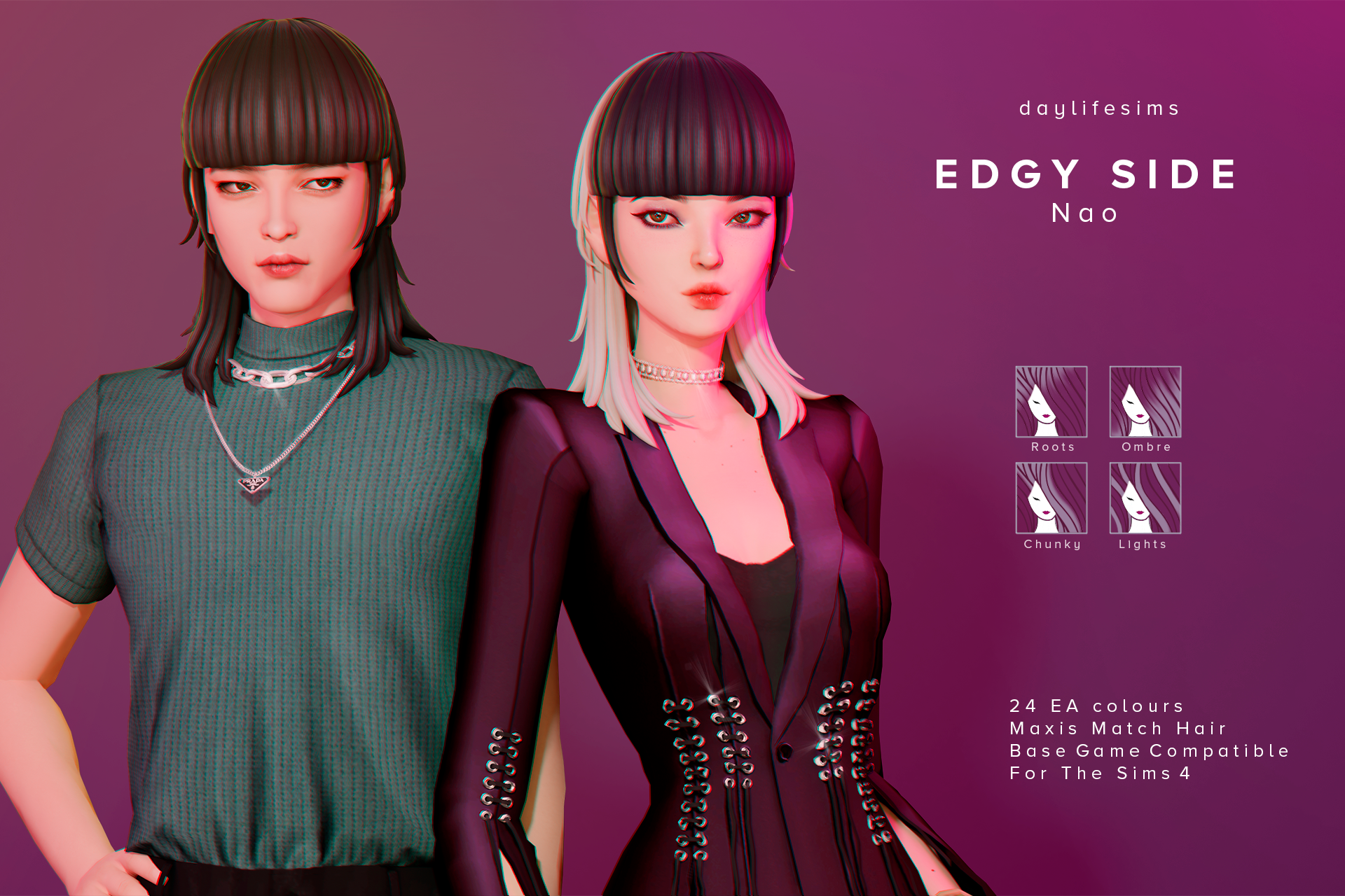 Daylifesims. Папка модс для симс 4 с одеждой и прическами