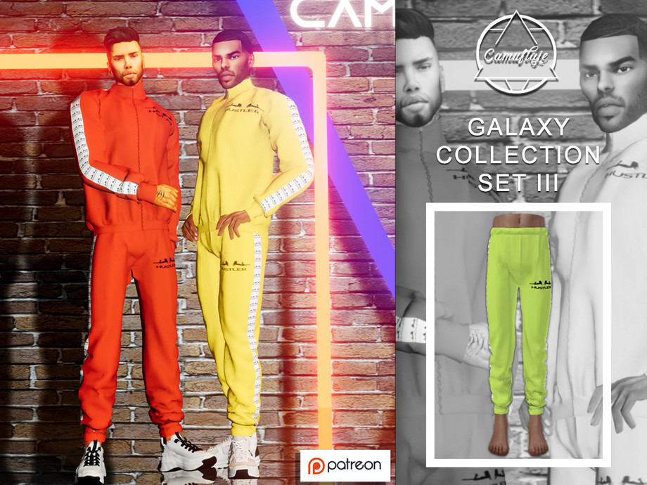 GALAXY COLLECTION - SET III (Sweatpants) - загрузить для Симс 4