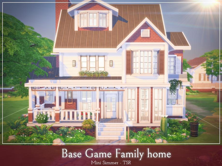 Base Game Family home - загрузить для Симс 4