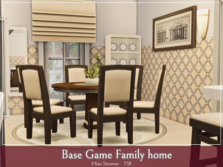 Base Game Family home - загрузить для Симс 4