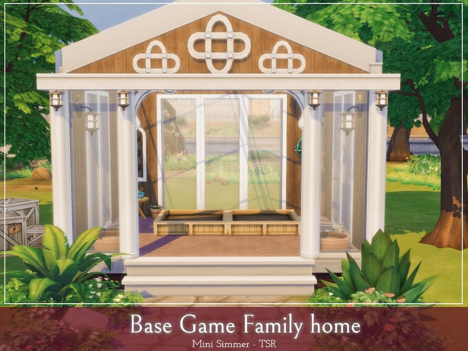 Base Game Family home - загрузить для Симс 4