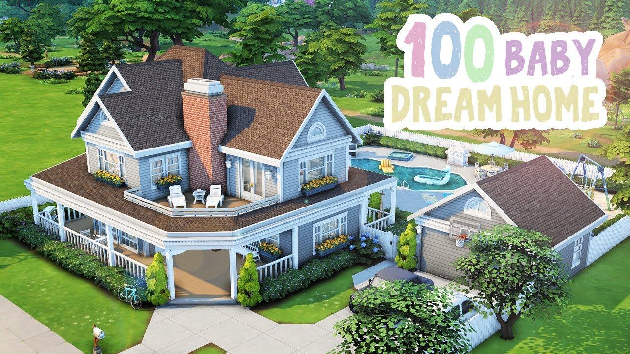 100 Baby Dream Home - загрузить для Симс 4