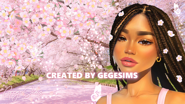 Экран загрузки Cherry Blossoms - загрузить для Симс 4