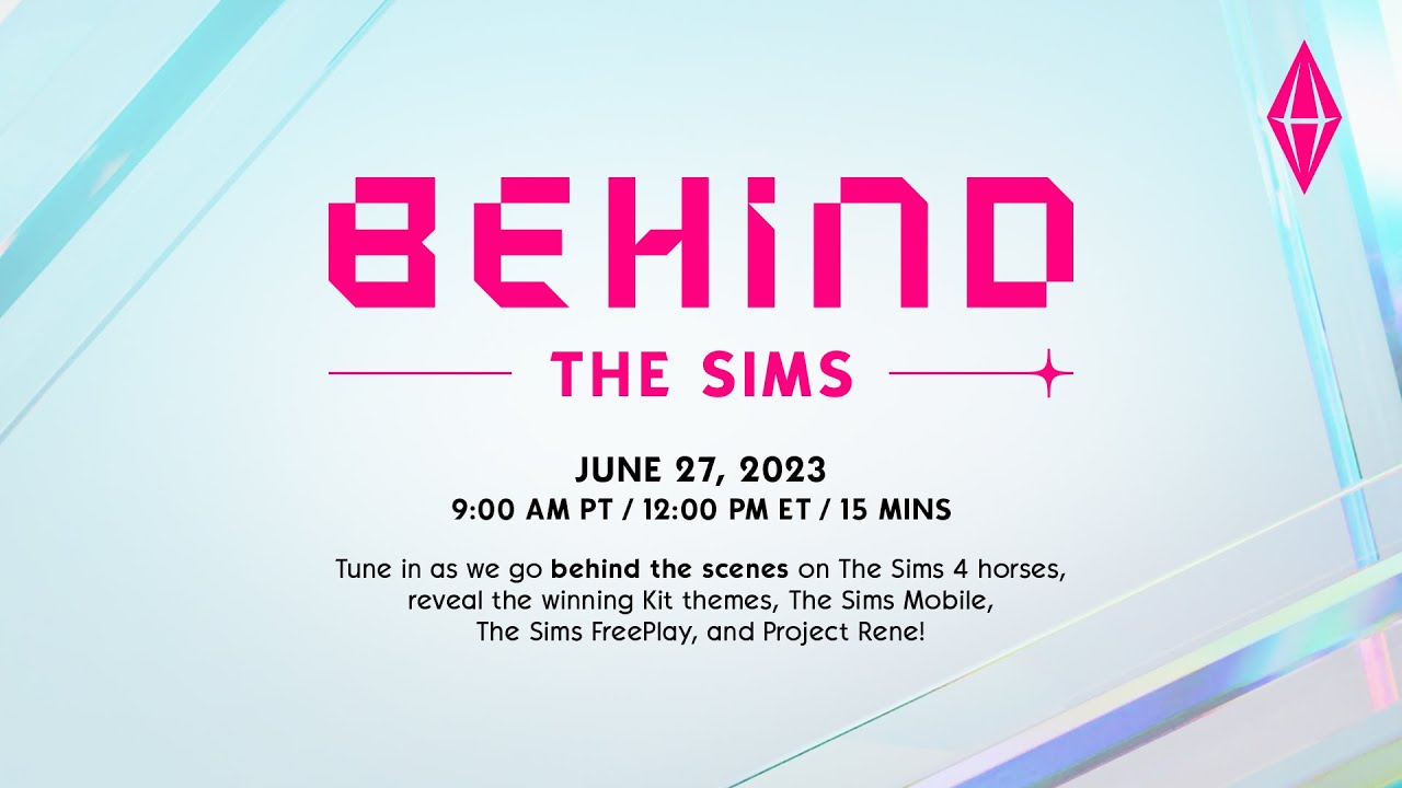 Запись мероприятия Behind The Sims: лошади, The Sims Rene, результаты голосования за новые комплекты